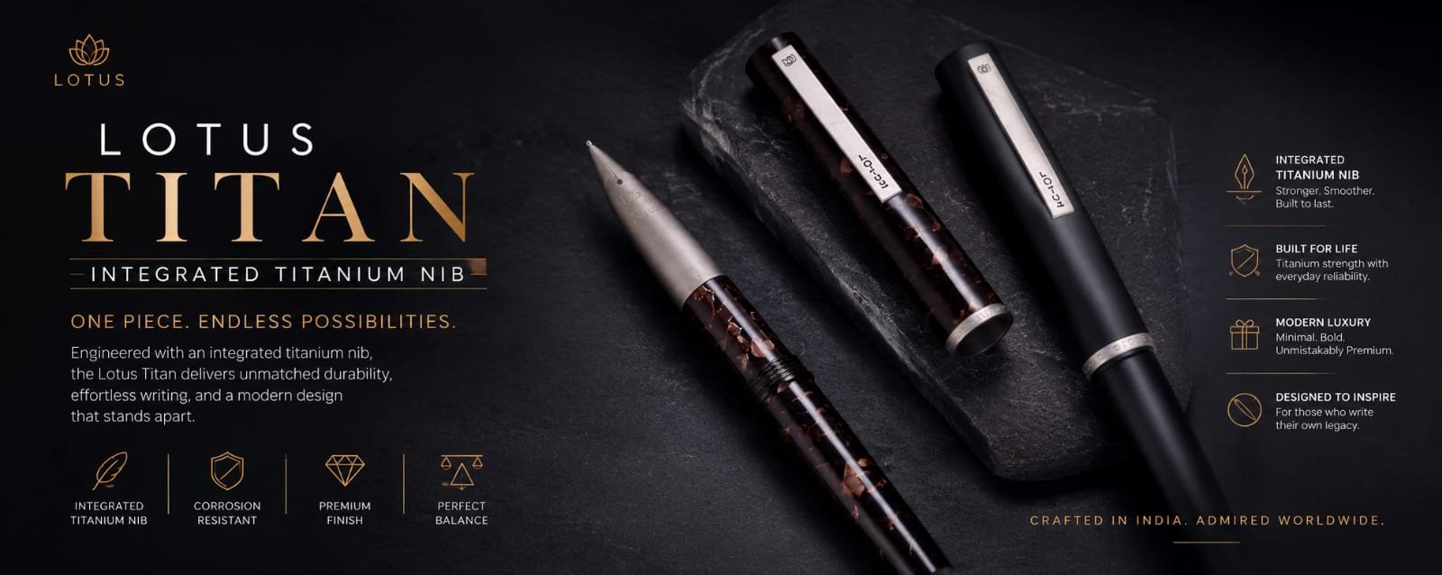 Lotus Pens handcrafted fountain pens