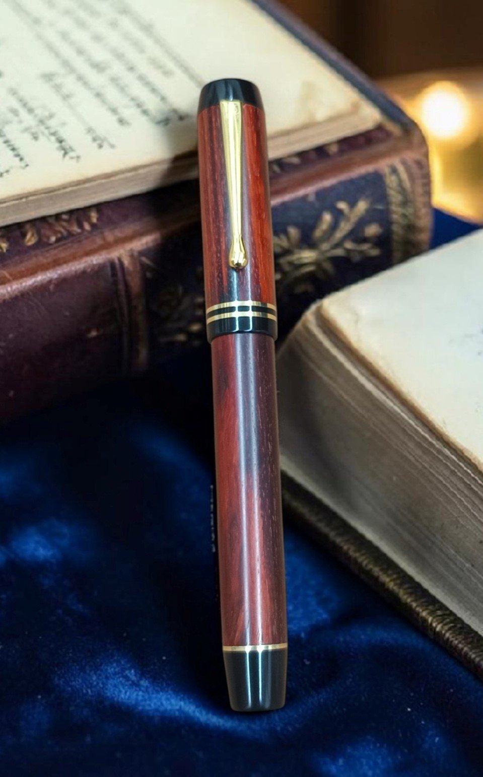 Lotus Duofold- Wood & Ebonite